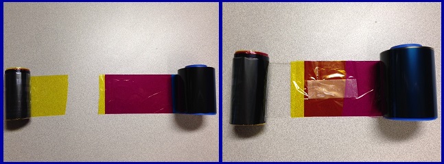 Broken Performance Printer Ribbon Picture